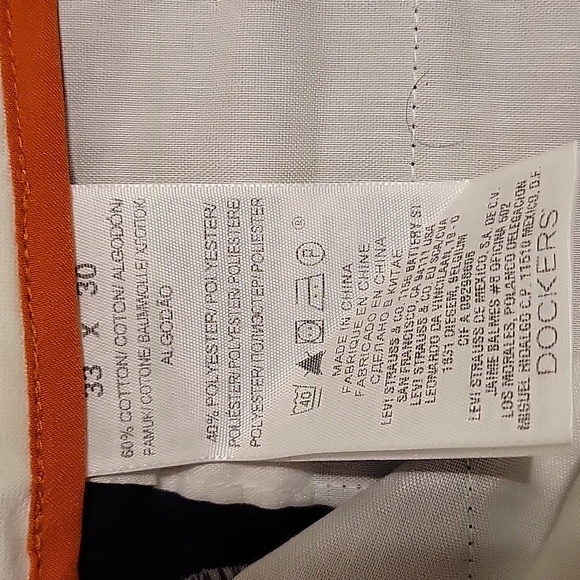 Men's Dockers Dress Pants Dark Navy - Picture 4 of 4